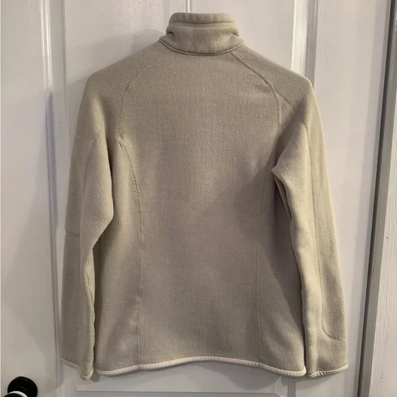 Patagonia Better Sweater 1/4-Zip Raw Linen Ivory Small - Picture 3 of 8